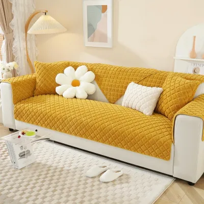 Hình Học Bọc ghế sofa Dày Cashmere Sang Trọng Phổ Không-Trượt Thảm ghế sô pha Mùa Đông Ấm Áp khăn sofa Ghế Đệm Cho Phòng Khách