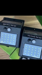 Solar Powered Wall Light 20 LED Outdoor Waterproof PIR Motion Sensor Auto Activation