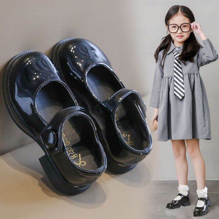 Baby girl online black shoes