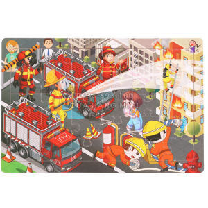 Tranh Ghép Hình Bằng Gỗ (Tranh Xếp Hình) Cho Bé Gồm 30 Mảnh Ghép