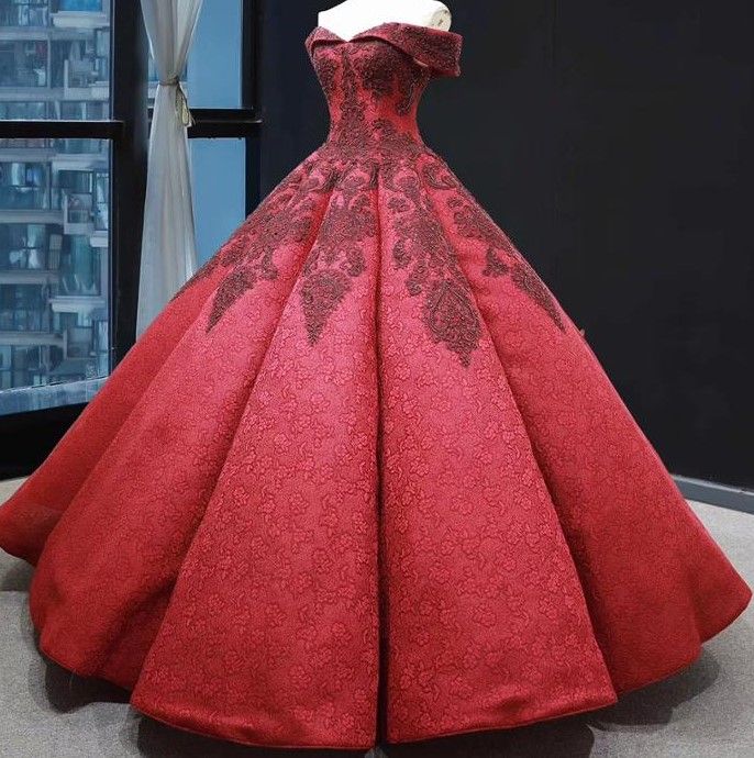 Red Ball Gowns Big Red Dresses Ball Gown Red Sleeveless Evening