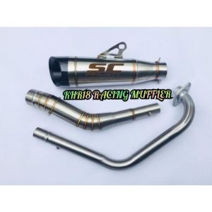 Knalpot SC project s1 CBR R15 GSX XRIBE Vixion Cb satria Sonic MX Verza Tiger SupraGtx dll
