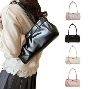 XEANG 2 ใน 1 กระเป๋าถือแบบฝรั่งเศส หวาน วายทูเค กระเป๋าใต้แขนแบบมีเท็กซ์เจอร์ ช้อปปิ้ง ความจุขนาดใหญ่ กระเป๋าสะพายไหล่ PU ผู้หญิง