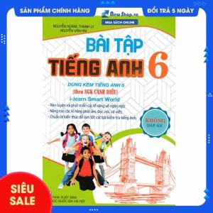 Sách - (Kèm File Đáp Án) - Bài Tập Tiếng Anh 6 - Không Đáp Án (Dùng Kèm SGK Cánh Diều I-Learn Smart World) - HA - Newshop