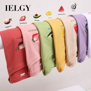 IELGY Korean loose wild fashion fruit T-shirt women