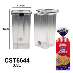 LAVA Mooca Airtight Food Storage Container Transparent BPA Free Stackable/ Bekas Makanan Lutsinar Kedap Udara