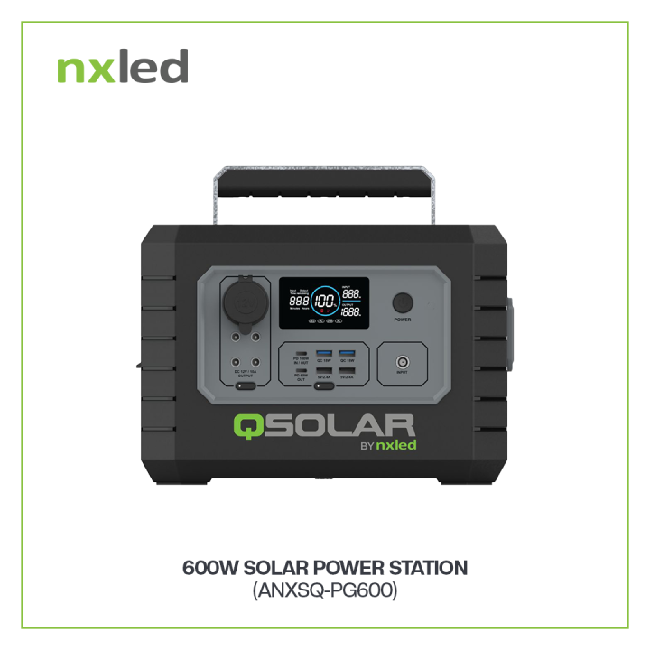 NxLed QSOLAR Power Station 600W (ANXSQ-PG600) | Lazada PH