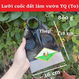 Lưỡi Cuốc Làm Vườn TQ (TO) (16x18cm) - Đầu Cuốc Xới Đất Cầm Tay Phụ Kiện Trồng Rau Và Chăm Sóc Cây Cảnh Tại Nhà