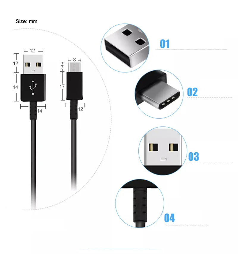 IDEAL1 Home Traver Fast Charger Universal Adapter with USB Cable