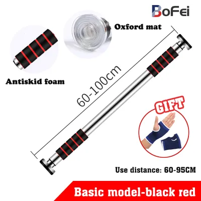 200KG Door Way Pull Up Bar Adjustable 60-100CM Gym Mounted Chin Up Bar Doorway Exercise