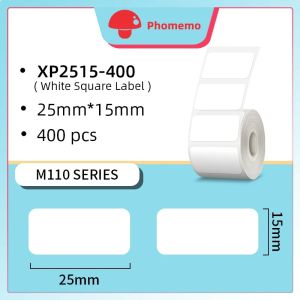 Phomemo White Thermal Label Sticker for M110/M220/M221/M200/M120 PrinterVarious sizes