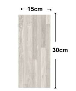 10PCS set 30cmx15cm and 30CMX30CM self-adhesive PVC floor leather floor stickers home renovation thickened floor stickers waterproof and wear-resistant plastic floor mats