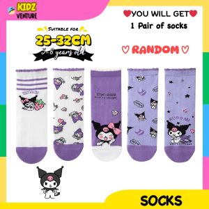 (READY STOCK) Rainbow Kids Women Ins Tide Casual Socks Cute Campus Autumn Winter Student Sports Socks 彩虹儿童小孩短袜
