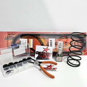 PAKET KIRIAN 6 VBELT ROLLER NINJA BALL & PER CVT & BUSI BRT VARIO 125 VARIO 150 PCX 150 ADV 150