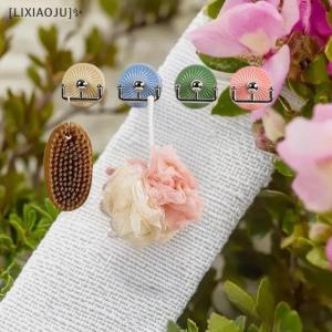 [LIXIAOJU] Punch-free Strong Adhesive Hook For Bathroom And Kitchen Door Storage With Macaron Color And Rotatable