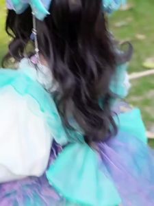 ชุดเจ้าหญิงเงือกสำหรับเด็กผู้หญิง ชุดโลลิต้าใหม่ ชุดเจ้าหญิงสายเดี่ยว น่ารักสุด ๆ เทรนด์ร้อน