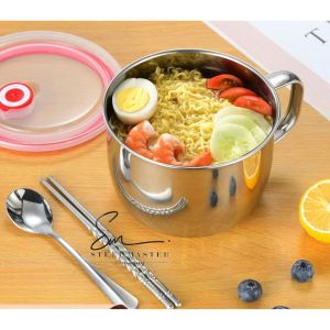Stainless Steel Container / Noodle cup/ Lunch box with handle