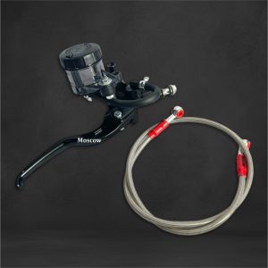 HANDLE MASTER REM KANAN + TABUNG MINYAK REM BIG  JUMBO TABUNG BIG RYBEN SET DUDUKAN SPION DAN SWITCH REM HANDEL KANAN PLUS SELANG REM 90CM SELANG CAKRAM DEPAN 90CM HITAM SILVER UNIVERSAL MOTOR BEAT VARIO SCOOPY MIO FINO VIXION LEXI SCORPIO BLADE SPACY NOU