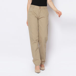 2nd RED Celana Panjang Wanita Cheerful Long Pants Twill Soft Khaki 222507