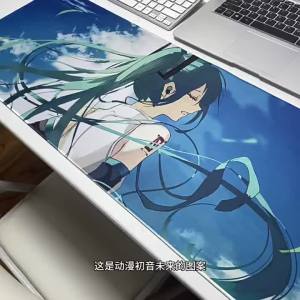 Hatsune Miku Wholesale Anime Mouse Pad Hatsune Miku Anime Desk Mat Extra Large Waterproof Stitched Edges for Girls
