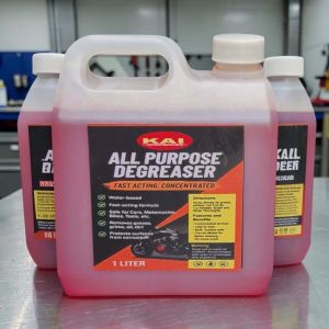 KAI 1 LITER ALL-PURPOSE DEGREASER Fast Acting Concentrated Water-based Formula Removes Grease Grime Oil & Dirt