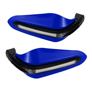 Universal Motorcycle Handguard LED Light Crash Guard ATV Handlebar Hand Guard Lever Guard