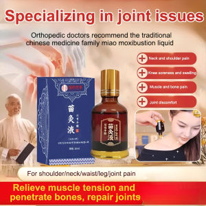 Herbal Joint Pain Relief Miao Moxibustion Liquid/Shoulder Neck Waist Back Care/Relief For Family Use Adults