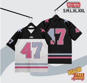 Baju Jersey/Jersy Streetwear / Jersey Vintage Casual / Jersey Hockey / Jersey Rugby / NFL / Bola Custom