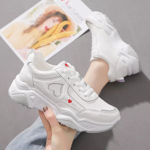 Sepatu Kets Sneakers Casual Wanita Putih White Fashion Korea Style Remaja Dewasa Sekolah Jalan Santai Pict Love Cinta Model Terbaru Kekinian