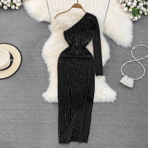 Madame Black Dress Korean Fashion Style Dress Collection