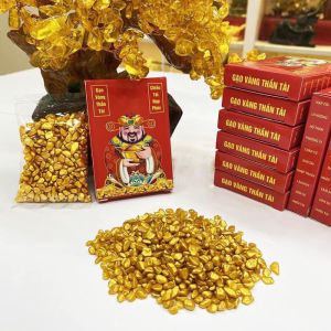 Gạo vàng thần tài Gạo vàng tài lộc để lư hương giúp chiêu tài đón lộc – may mắn - phát tài