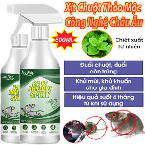 Chai Đuổi Chuột - Xịt Đuổi Chuột Và Côn Trùng Rats Repellent Spray 350ML Siêu Hiệu Quả  - Nguồn Gốc Thảo Mộc An Toàn