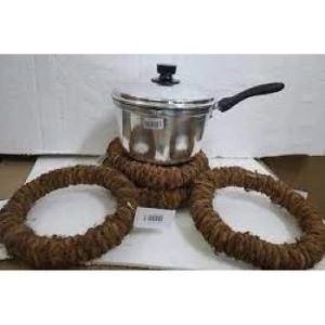 Tatakan wajan tatakan panci sabut kelapa anti panas klowong alas cobek cowek layah blengker sepet serabut iker sabut kelapa