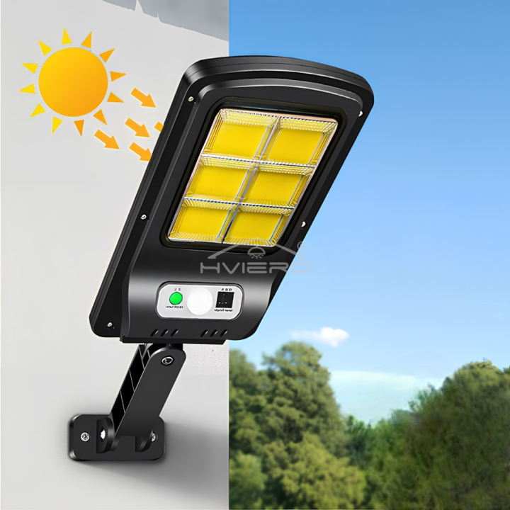 MH Solar Street Lights Outdoor Wireless Solar Security Wall Light Motion  Sensor With Lighting Modes For Patio Garden Lazada PH