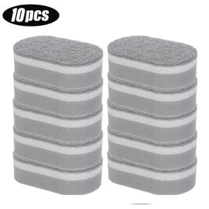 10Pcs Magic 3-Layers Cleaning Sponges Reusable Pan Pot Dishwashing Scouring Pads Household Kitchen Sponge Wipe Clean Tools