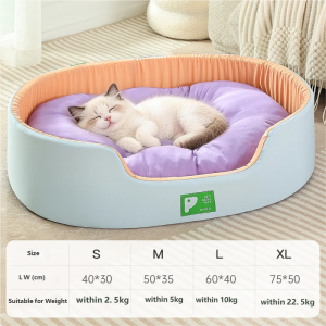 Teeker Vật Nuôi thảm nằm cho chó Với chống trượt Dưới 3D Thẳng Đứng Hỗ Trợ Giường giảm lo lắng giấc ngủ sâu cực mềm & Máy Có Thể Giặt Giường Thú cưng Cho Mèo Con Puppy chó nhỏ lên 22Kg