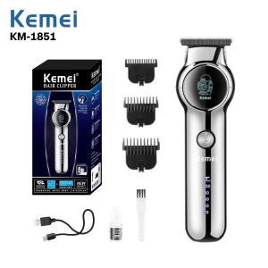 KEMEI KM 1851 Alat Cukur Rambut Kumis dan Jenggot Elektrik Premium