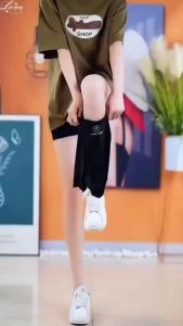 (2 pieces) High waisted seamless safety pants/Shark pants/Ice silk thin compression and hip lifting safety pants/Anti exposure bottom shorts 无痕安全裤  安全褲 女 防走光 大碼。。。