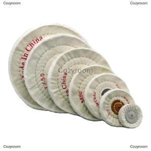 [COD] Cozyroom 3 4 5 6 7 8 Wheels Buffing Polishing Wheel Cotton Lint Cloth Buffing Wheel Gold Silver Jewelry Mirror Polishing Wheel Flannelette