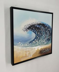 Premium Wooden Frame 40x40cm | Elegant Square Wall Decor | Perfect for Photos & Art Prints