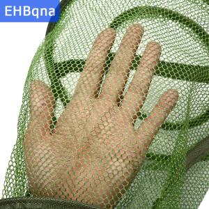 [COD] EHBqna SPORTS ตกปลา NET Fishing creel Tackle NYLON Landing NET Cast Fishing Network CAGE