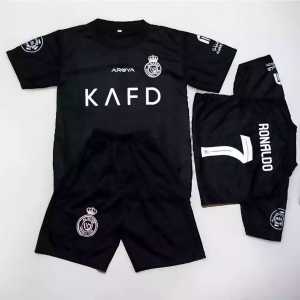 TER MURAH!!!!!Setelan Jersey Bola Al Nassr Anak anak Terbaru Ronaldo Printing Usia 6 BLN - 14 THN