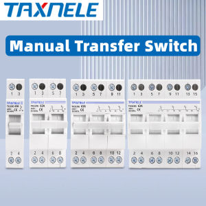 40A 63A MTS Dual Power Manual Transfer Isolating Switch Interlock Circuit   Breaker 1P 2P 3P 4P 230V 400V Changeover Switch