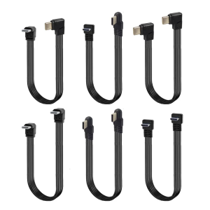 45W 90 Degree Elbow USB C Type C Cable Type C To USB C Male Fast Charging Data Cord for Laptop PC Phone Laptop