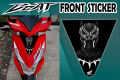 HONDA BEAT FRONT STICKER / HONDA BEAT ACCESSORIES / HONDA BEAT DECALS / HONDA BEAT STICKER / STICKER / DECALS. 