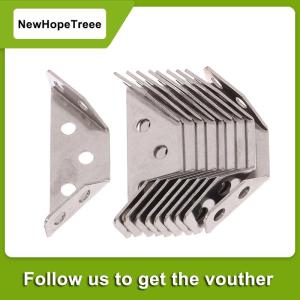 NewHopeTreee 10ชิ้นข้อต่อมุมเฟอร์นิเจอร์สากลที่ยึดมุมสแตนเลสสำหรับงานหนักที่ยึดเข้ามุมสำหรับไม้