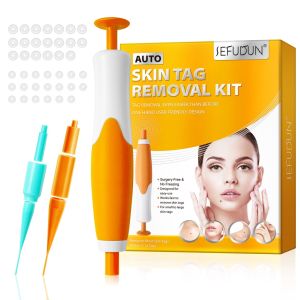 2 IN 1 Auto Skin Tag Remover Kit Micro Skin Tag Removal Device Adult Mole Stain Wart Remover Face Care Beauty Tools