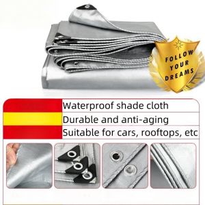 High Quality Waterproof Lona Trapal Thickened Tarpaulin Roof Garden Outdoor Sunscreen 6X6M Tarp