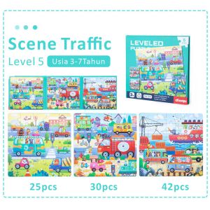 3 in 1 level Up Magnet Puzzle Book / Magnet Puzzle Anak | Mainan Kita MK201