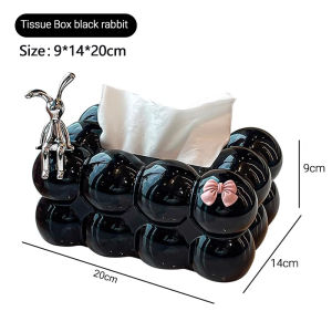 New Ins Tissue Holder Light Creative Cloud Design High-End Ornaments Marshmallow Tissue Box Luxury Tissue Storage Nordic Paper Box Living Room Tea Room Cafe Tissue Box